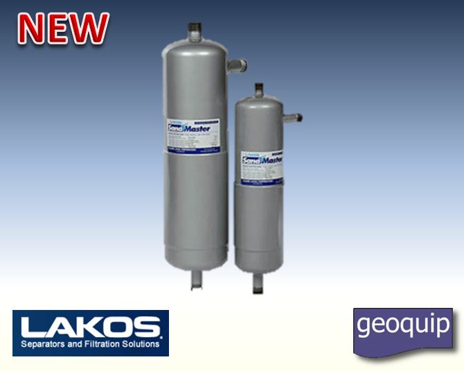 Sandmaster separator Removes sand, silt and sediment from water systems