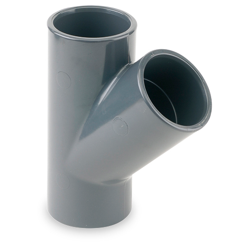 45º Tee for PVC Metric Pipe 32mm to 40mm | Geoquip | WRAS Approved