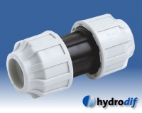 MDPE Plastic Compression Fitting 20mm O/D PE100 LDPE Water Pipe WRAS Approved 