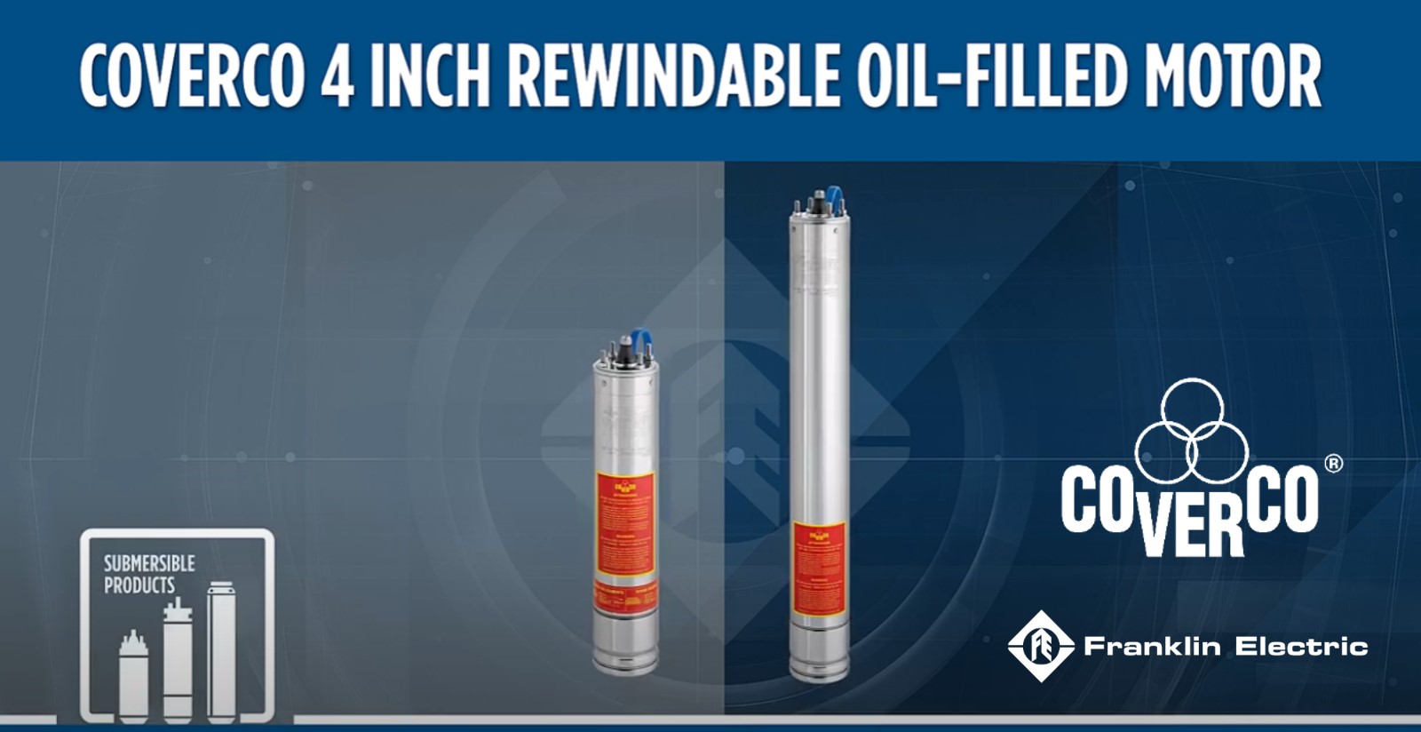 Franklin Electric Coverco Oil-Filled Motors - Geoquip Water Solutions