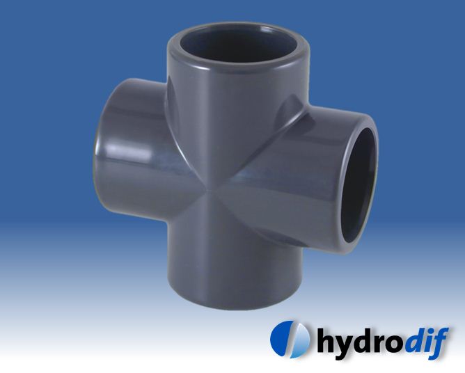 Cross for PVC Metric Pipe Geoquip WRAS Approved